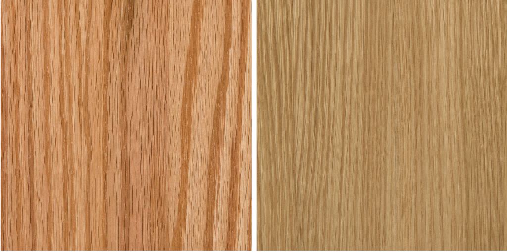 Red Oak and White Oak Comparison
