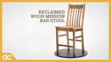 Reclaimed Wood Mission Bar Stool Video Title